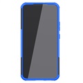 Capa Híbrida Antiderrapante com Suporte para Samsung Galaxy S22+ 5G - Azul / Preto