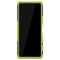 Capa Híbrida Antiderrapante para Sony Xperia 10 III - Verde / Preto