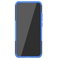 Capa Híbrida Antiderrapante com Suporte Xiaomi Redmi 9C, Redmi 9C NFC - Azul / Preto