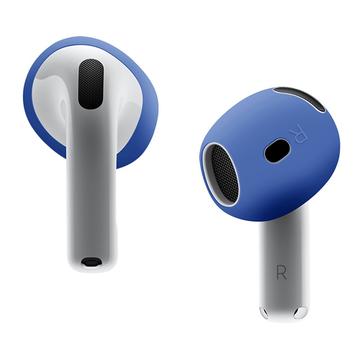 Capa de silicone antiderrapante para auriculares para AirPods 4 - Azul