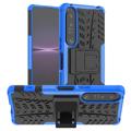 Capa Híbrida Antiderrapante para Sony Xperia 1 IV - Azul / Preto