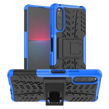 Capa Híbrida Antiderrapante para Sony Xperia 10 IV - Azul / Preto