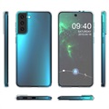Capa em TPU Antiderrapante para Samsung Galaxy S21+ 5G - Transparente