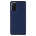 Capa de TPU Anti-Slip para Samsung Galaxy S20 FE - Azul Escuro