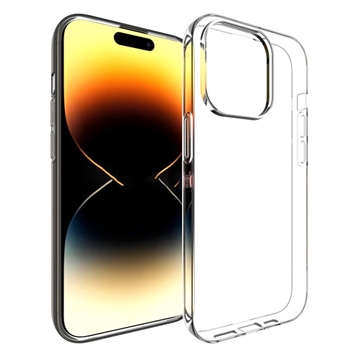 Capa de TPU Anti-Slip para iPhone 15 Pro - Transparente