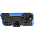 Capa Híbrida Antiderrapante para iPhone 14 - Preto / Azul