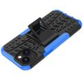 Capa Híbrida Antiderrapante para iPhone 14 - Preto / Azul
