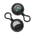 Capa de silicone Apple AirTag 1/2 com bússola - Preto