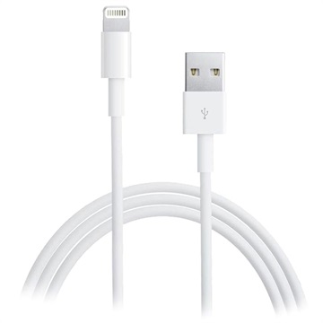 Cabo Apple Lightning / USB MD819ZM/A - iPhone, iPad, iPod - Branco - 2m