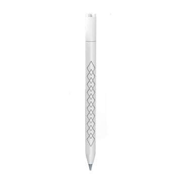 Capa de silicone com textura de diamante para Apple Pencil (USB-C) - Branco