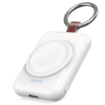 Carregador portátil sem fios para Apple Watch com porta-chaves - 1800mAh