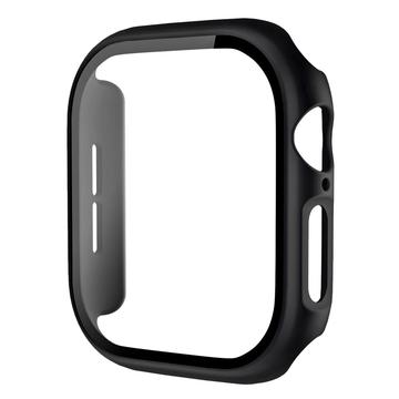 Capa de Plástico com Protetor de Ecrã para Apple Watch Series 11/10 - 42mm - Preto