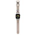 Apple Watch Series 9/8/SE (2022)/7/SE/6/5/4/3/2/1 Pulseira de silicone com cabeça de gatinho Hello Kitty - 40 mm/38 mm