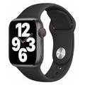 Apple Watch Series Ultra 2/Ultra/9/8/SE (2022)/7/SE/6/5/4/3/2/1 Bracelete de silicone Lippa - 49 mm/45 mm/44 mm/42 mm - Preto