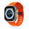 Apple Watch Series Ultra 2/Ultra/9/8/SE (2022)/7/SE/6/5/4/3/2/1 Bracelete de silicone Tech-Protect IconBand Line - 49 mm/45 mm/44 mm/42 mm - Laranja