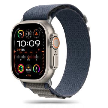 Apple Watch Series Ultra 3/2/Ultra/11/10/9/8/SE 3/(2022)/7/SE/6/5/4/3/2/1 Bracelete Tech-Protect Nylon Pro - 49mm/46mm/45mm/44mm/42mm - Azul-marinho / Cinzento