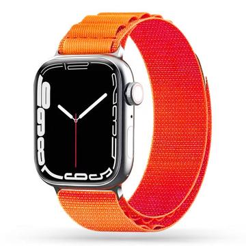 Apple Watch Series Ultra 3/2/Ultra/11/10/9/8/SE 3/(2022)/7/SE/6/5/4/3/2/1 Bracelete Tech-Protect Nylon Pro - 49 mm/46mm/45 mm/44 mm/42 mm - Laranja