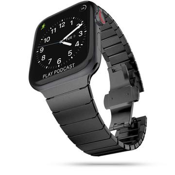 Apple Watch Series Ultra 2/Ultra/9/8/SE (2022)/7/SE/6/5/4 Bracelete Tech-Protect LinkBand - 49 mm/45 mm/44 mm/42 mm - Preto