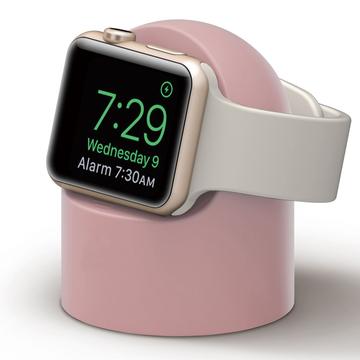 Suporte de Carregamento para Apple Watch Series Ultra/8/SE (2022)/7/SE/6/5/4/3/2/1 - Cor-de-Rosa