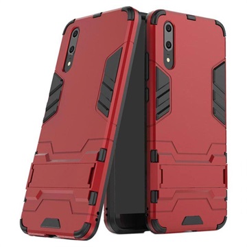 Capa Híbrida Armor para Huawei P20 - Vermelho