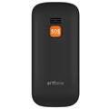 Telemóvel Sénior Artfone CS181 - Dual SIM, SOS - Preto