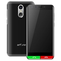 Telemóvel Sénior Artfone Smart 500 - 4G, SOS - Preto