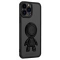 Capa de TPU Série Astronaut para iPhone 13 Pro Max - Preto