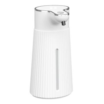 Dispensador automático de sabão líquido com sensor para casa de banho/cozinha - 400ml - Branco