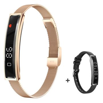 B3 Smart Bracelet / Fitness Tracker com duas braceletes - Ouro