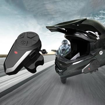 BT-S3 IPX6 Capacete de motociclista Auscultador Bluetooth com chamada mãos-livres, rádio FM