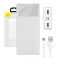 Baseus Bipow Digital Display 15W Power Bank 20000mAh - Branco