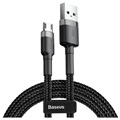 Cabo Baseus Cafule MicroUSB CAMKLF-CG1 - 2m - Cinzento / Preto