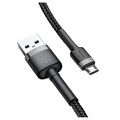 Cabo Baseus Cafule MicroUSB CAMKLF-CG1 - 2m - Cinzento / Preto