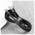 Cabo Baseus Cafule MicroUSB CAMKLF-CG1 - 2m - Cinzento / Preto