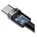 Cabo USB-C Baseus Cafule - 2m - Cinzento / Preto