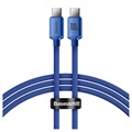 Cabo USB-C / USB-C Baseus Crystal Shine CAJY000603 - 1.2m - Azul