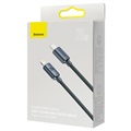 Cabo USB-C / Lightning Baseus Crystal Shine CAJY000201 - 1.2m - Preto