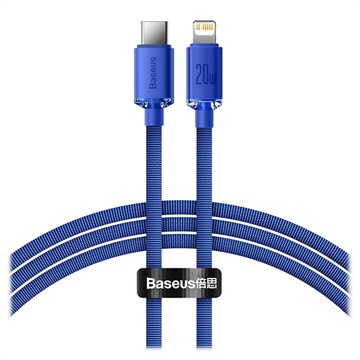Cabo USB-C / Lightning Baseus Crystal Shine CAJY000203 - 1.2m - Azul