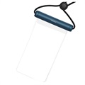 Bolsa Impermeável com Touch ID Baseus Cylinder Slide - 7.2" - Azul