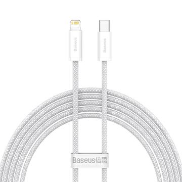 Cabo USB-C para Lightning com trança de nylon Baseus Dynamic Series - 20W, 2m - Branco