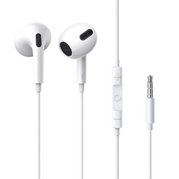 Baseus Encok H17 Auscultadores intra-auriculares com fios de 3.5mm - Branco