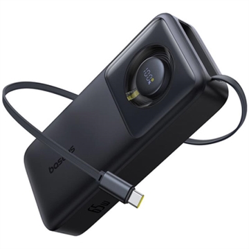 Baseus Free2Pull 20000mAh Powerbank com cabo USB-C retrátil - 65W