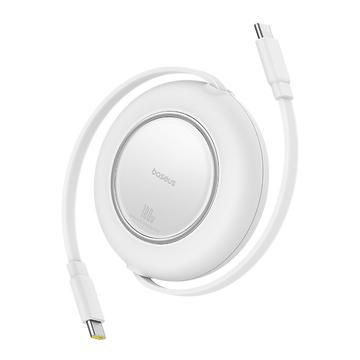Cabo USB-C retrátil Baseus Free2Pull Mini 100W - 2m - Branco