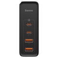 Carregador Rápido Baseus GaN2 Pro 2xUSB & 2xUSB-C - 100W - Preto