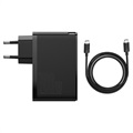 Carregador Rápido Baseus GaN2 Pro 2xUSB & 2xUSB-C - 100W - Preto