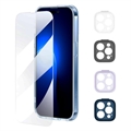 Conjunto de Proteção Baseus Illusion para iPhone 14 Pro Max - Transparente
