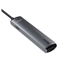Concentrador USB-C 6-em-1 Baseus Mechanical Eye CAHUB-J0G - Cinzento