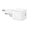 Carregador de parede USB-C Baseus Mini GaN5 20W - Branco