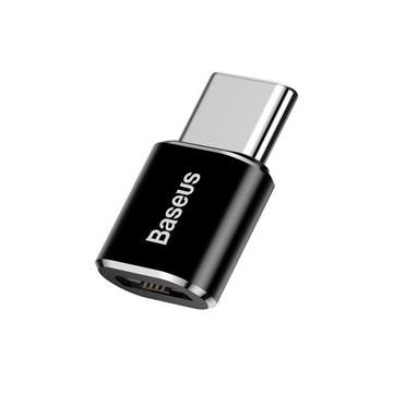 Adaptador OTG MicroUSB / USB-C Baseus Mini Series - Preto