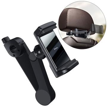 Baseus Mobile Headrest Car Holder W. 15W Wireless Charging - 65-90mm - Preto
